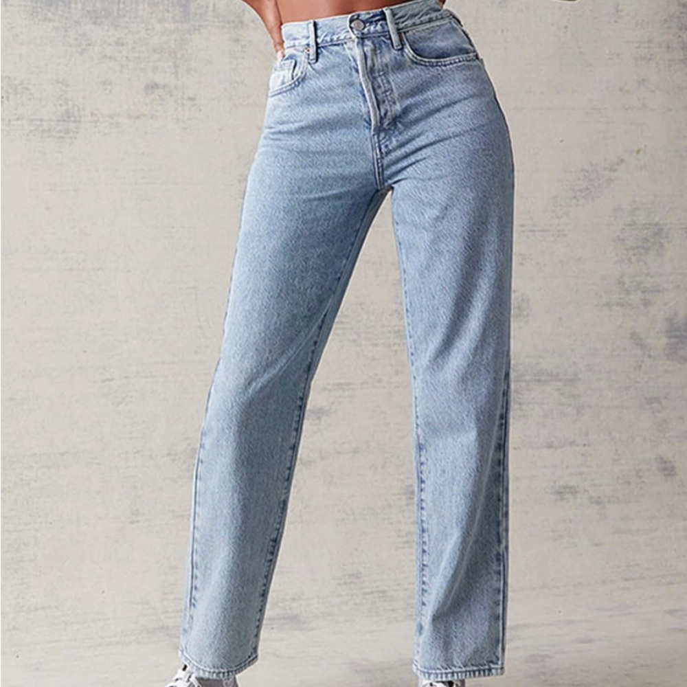 PacSun High Rise Straight Leg Denim Jeans